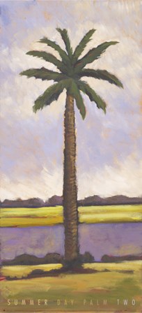 Summer Day Palm Two by Mindeli art print