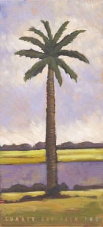 Summer Day Palm Two by Mindeli art print