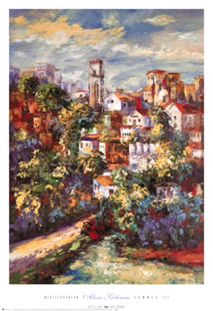 Mediterranean Summer III by Alexa Kelemen art print