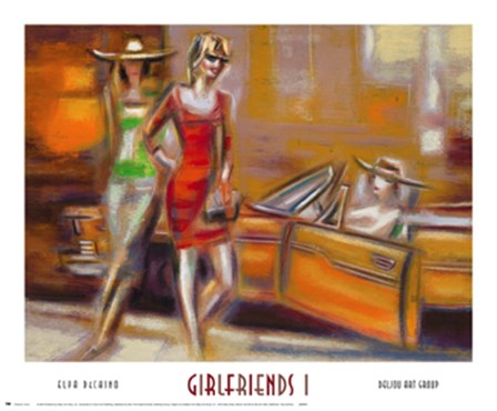Girlfriends I by Elya De Chino art print