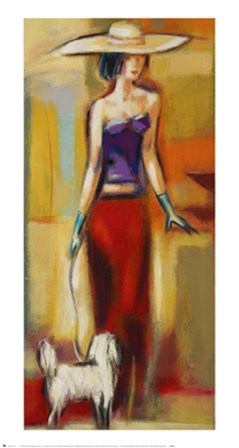 On the Boulevard II by Elya De Chino art print