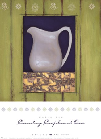 Country Cupboard One by Maria Eva art print