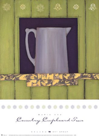 Country Cupboard Two by Maria Eva art print