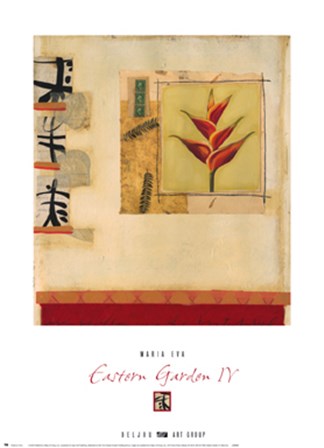 Eastern Garden IV by Maria Eva art print