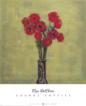 Grande Poppies by Elya De Chino art print