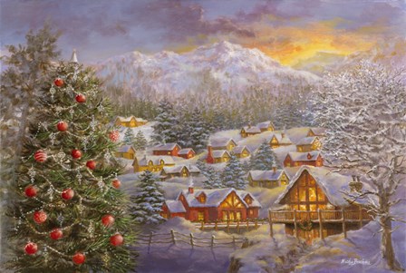 Seasons Greetings by Nicky Boehme art print