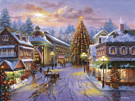 Christmas Eve by Nicky Boehme art print