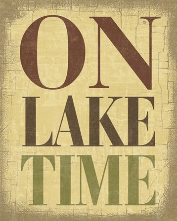 On Lake Time by Sparx Studio art print