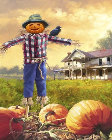 Halloween Scarecrow by The Macneil Studio art print