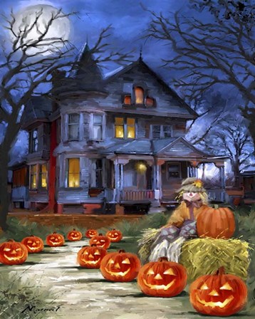 Spooky House by The Macneil Studio art print