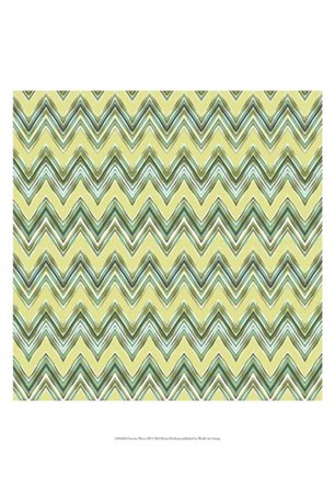 Chevron Waves III by Katia Hoffman art print