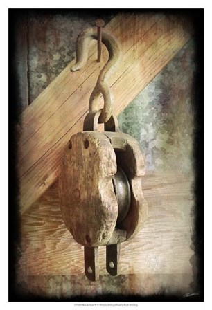 Block &amp; Tackle IV by John Butler art print