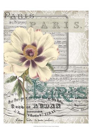 Musical Paris II by Jennifer Goldberger art print