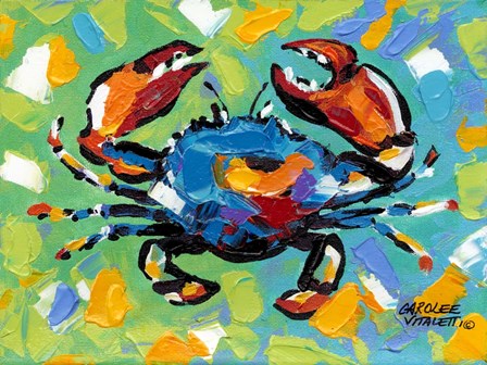 Seaside Crab II by Carolee Vitaletti art print