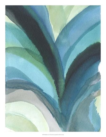 Big Blue Leaf I by Jodi Fuchs art print