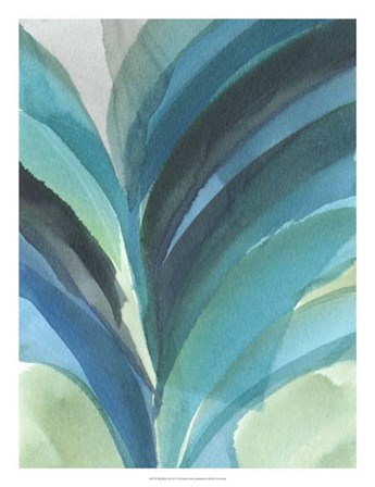 Big Blue Leaf II by Jodi Fuchs art print
