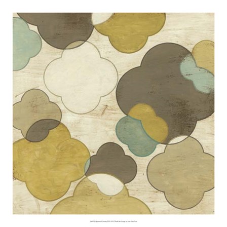 Quatrefoil Overlay III by June Erica Vess art print