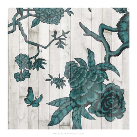 Terra Verde Chinoiserie III by Naomi McCavitt art print