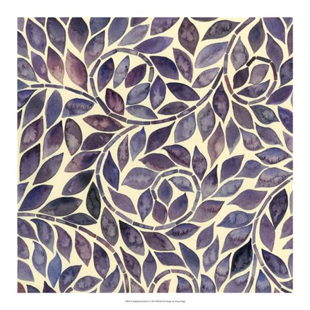 Amethyst Swirls I by Grace Popp art print