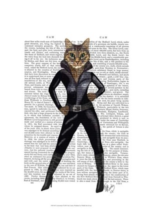 Catwoman by Fab Funky art print