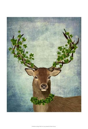 Green King by Fab Funky art print