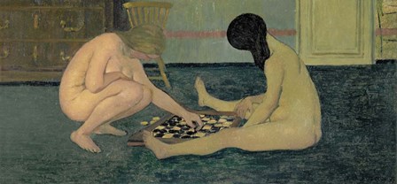 Nude Women Playing at Draughts, 1897 by Felix Vallotton art print