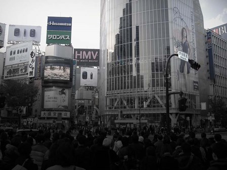 Tokyo Intersection 1 by Naxart art print