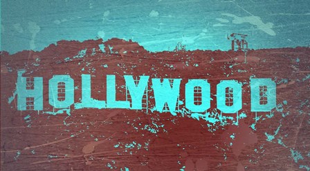 Hollywood Sign by Naxart art print