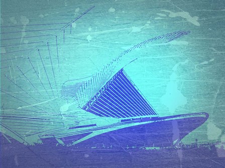 Milwaukee Art Museum by Naxart art print