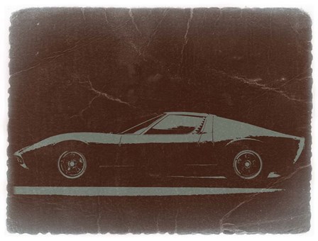 Lamborghini Miura by Naxart art print