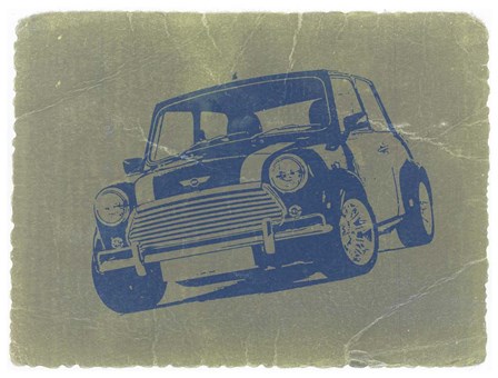 Mini Cooper by Naxart art print