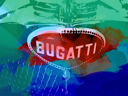 Bugatti Grill by Naxart art print