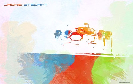 Jackie Stewart by Naxart art print