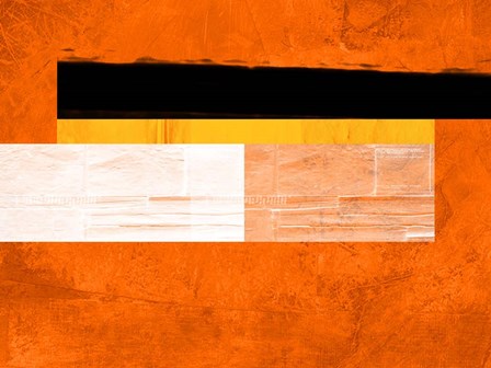 Orange Paper 4 by Naxart art print