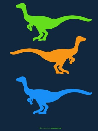 Dinosaur Family 12 by Naxart art print