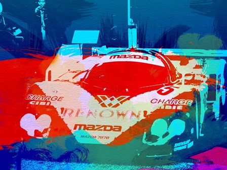 Mazda Le Mans by Naxart art print