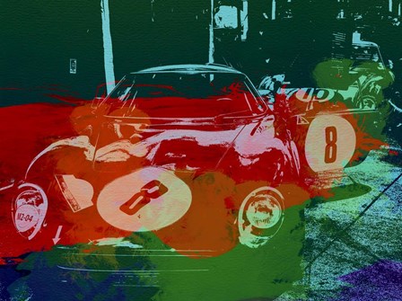 Ferrari Laguna Seca Racing by Naxart art print