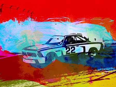 BMW 3.0 CSL Racing by Naxart art print