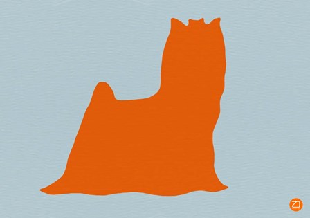 Yorkshire Terrier Orange by Naxart art print