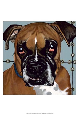 Dlynn&#39;s Dogs - Rocco by Dlynn Roll art print