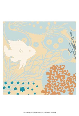 June&#39;s Fish I by Evelia Designs art print