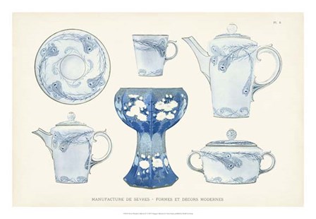 Sevres Porcelain Collection IV by Vision Studio art print