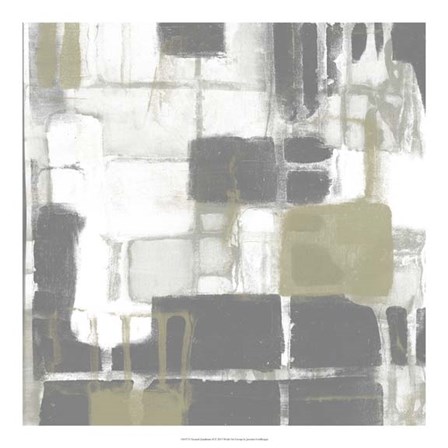 Neutral Quadrants II by Jennifer Goldberger art print