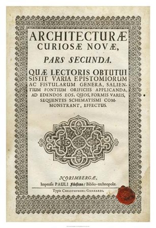 Embossed Bookplate by Vision Studio art print