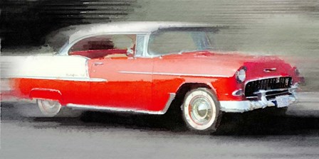 1955 Chevrolet Bel Air Coupe by Naxart art print