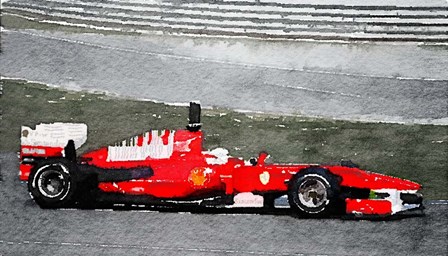 Ferrari F1 Racing by Naxart art print