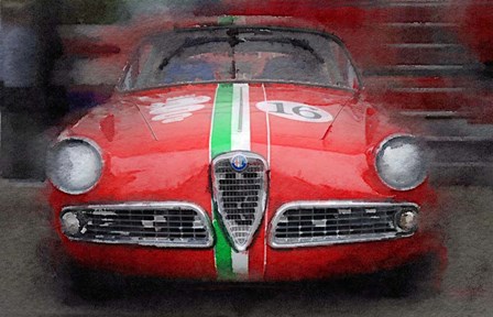 1959 Alfa Romeo Giulietta by Naxart art print