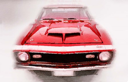 1968 Chevy Camaro Front End by Naxart art print