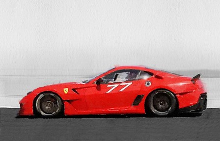 2006 Ferrari 599 GTB Fiorano by Naxart art print