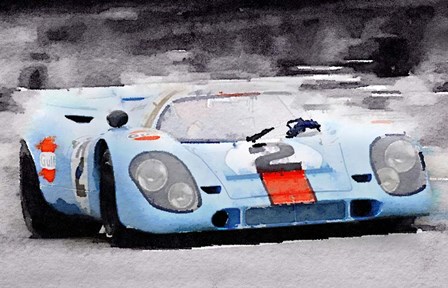 Porsche 917 Gulf by Naxart art print